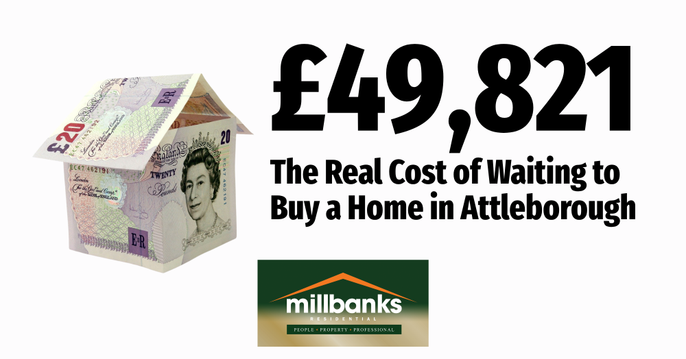 £49,821 - The Real Cost of Waiting to Buy a Home in Attleborough