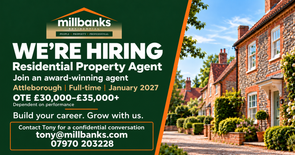 We're Hiring, and Require a Full-Time Residential Property Negotiator/Valuer