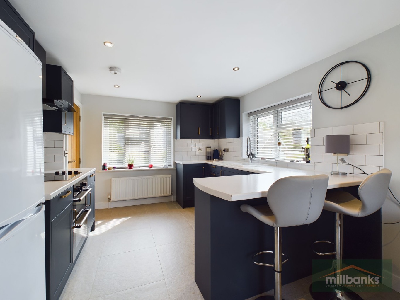 A refurbished and modernised ex local authority semi detached house providing 3 storey accommodation property third image