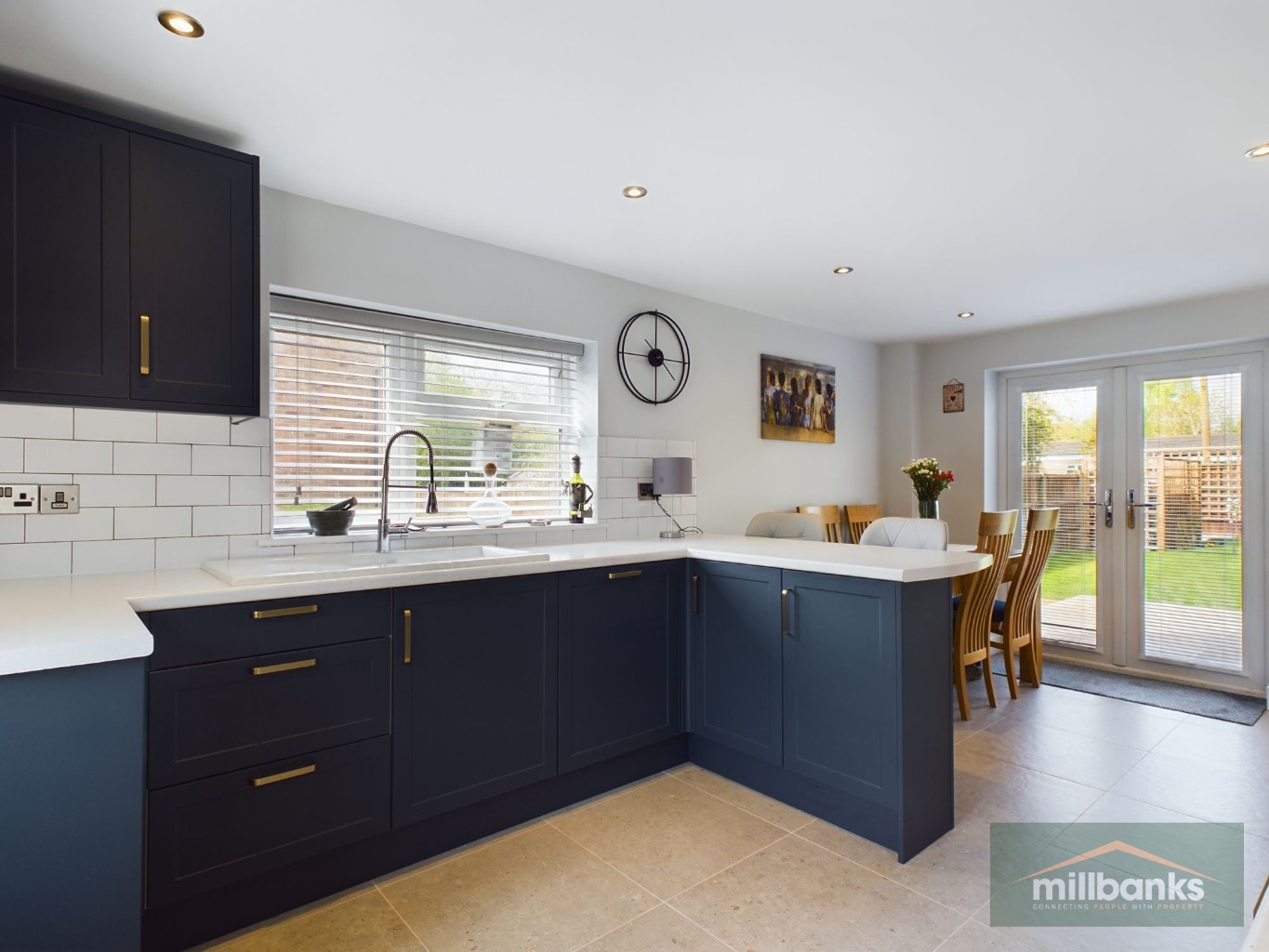 A refurbished and modernised ex local authority semi detached house providing 3 storey accommodation property second image