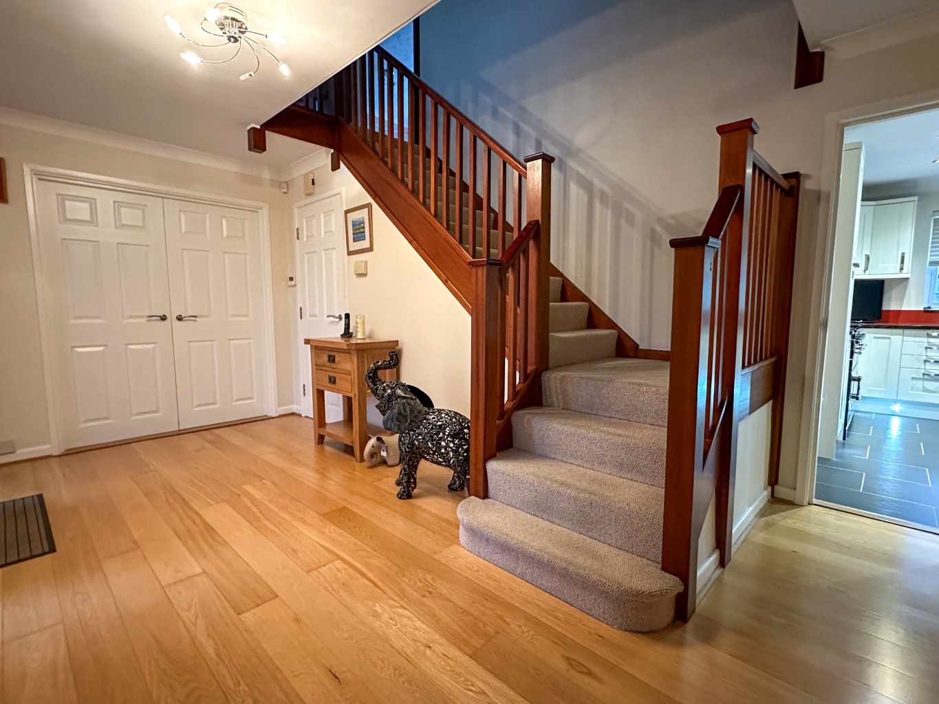 Presenting an executive family home set on a generous half-acre plot, directly overlooking the green property fifth image