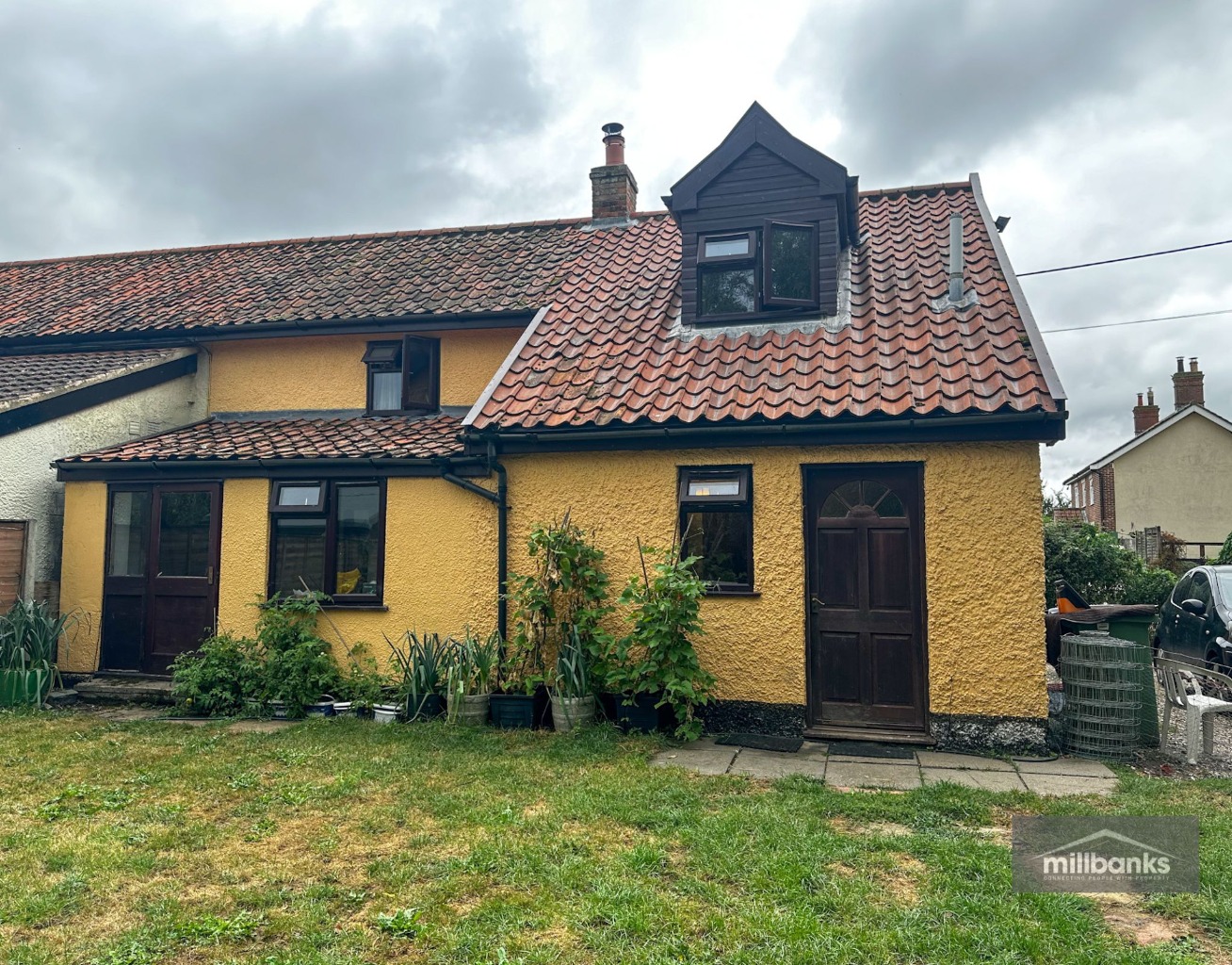 A Charming 3 bedroom Semi Detatched Cottage In A Rural Location In Need of Modernisation & Updating property first image