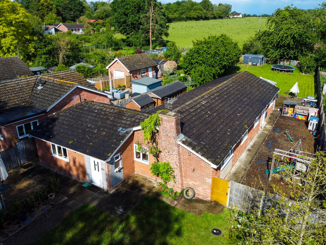 Versatile 4-Bed Detached Bungalow with 1-Bed Annexe on Third of an Acre Plot in Rockland All Saints.